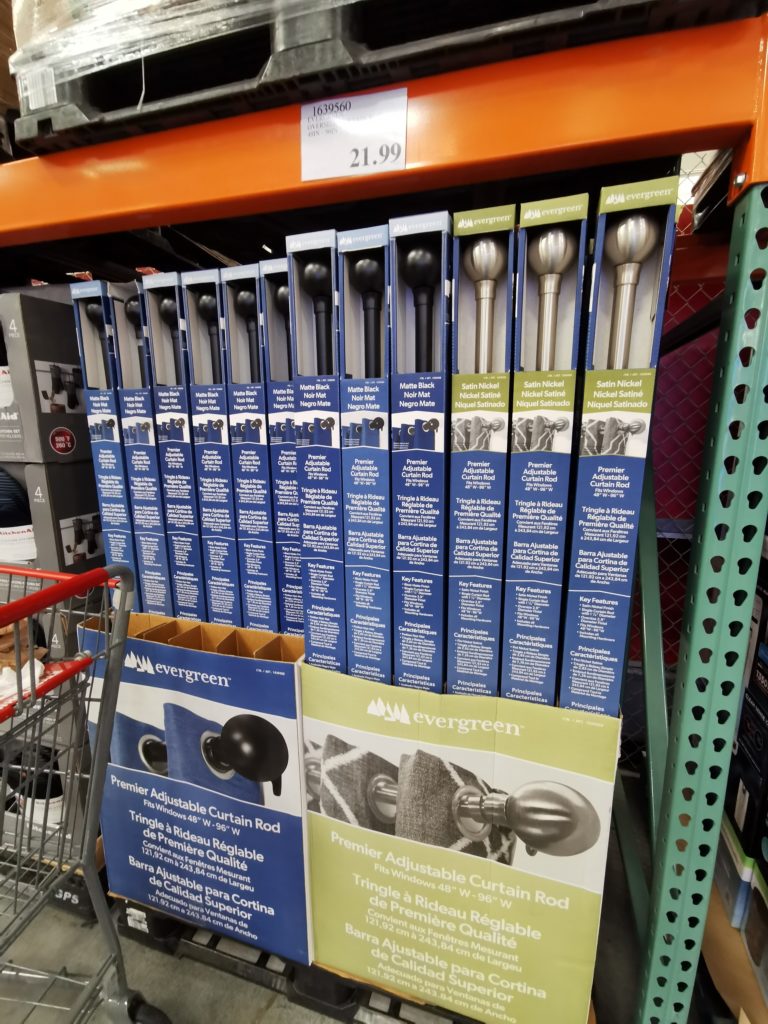 Costco1639560EvergreenOversizeCurtainRodall CostcoChaser