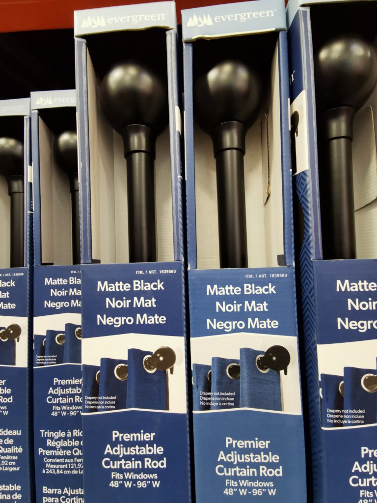 Evergreen Oversize Curtain Rod 48IN 96IN CostcoChaser