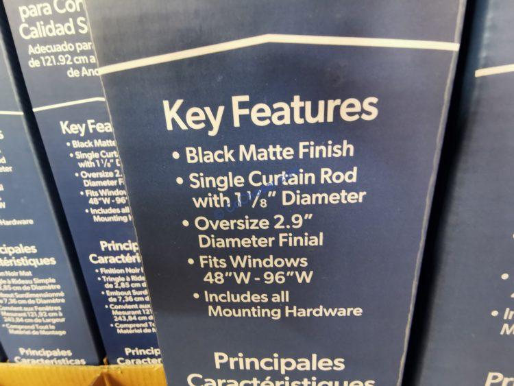 Costco1639560EvergreenOversizeCurtainRod2 CostcoChaser