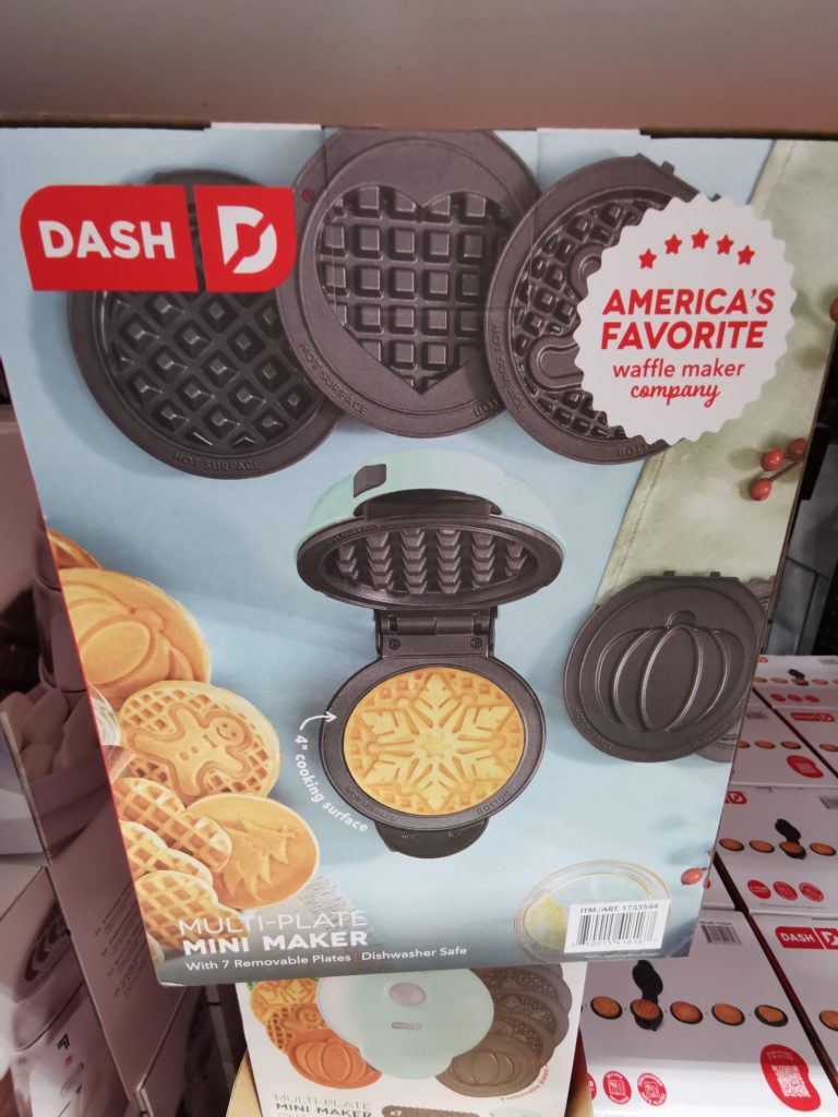 Costco1733544DashMultiPlateMiniWaffleMakerwithRemovable