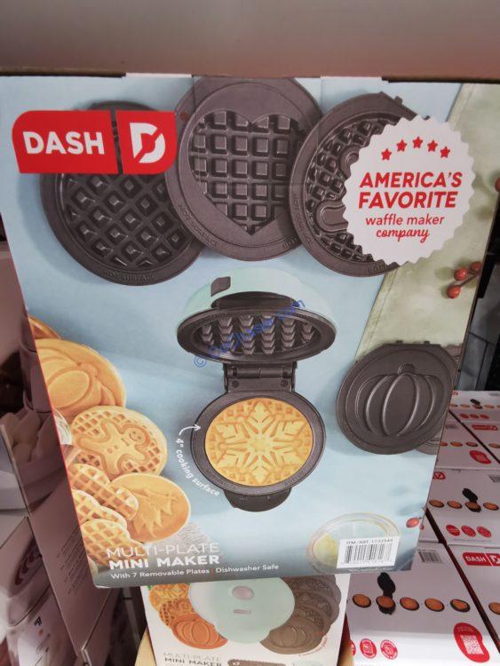 Costco1733544DashMultiPlateMiniWaffleMakerwithRemovable