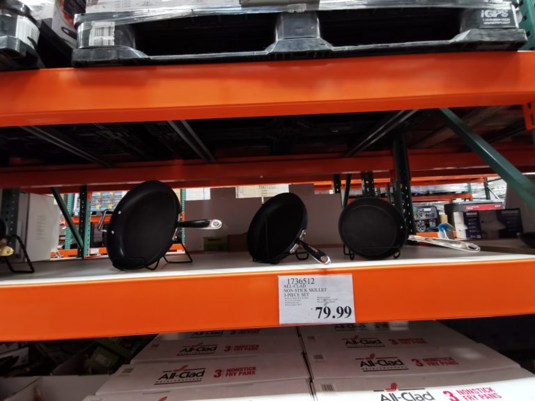 AllClad NonStick Fry Pan 3piece Set CostcoChaser