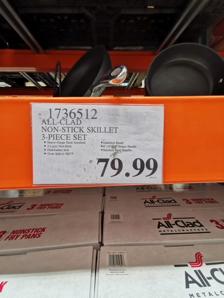 Costco1736512AllCladNonStickFryPanSettag CostcoChaser