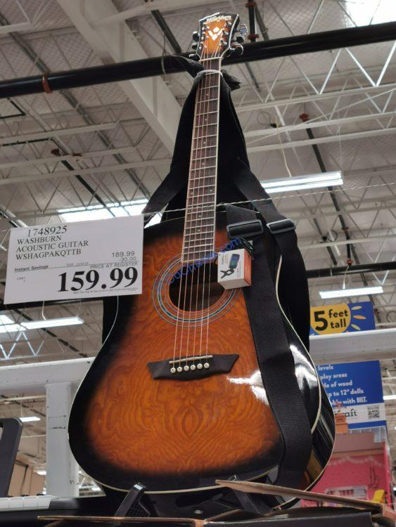 Washburn Acoustic Guitar, Model WSHAGPAKQTTB