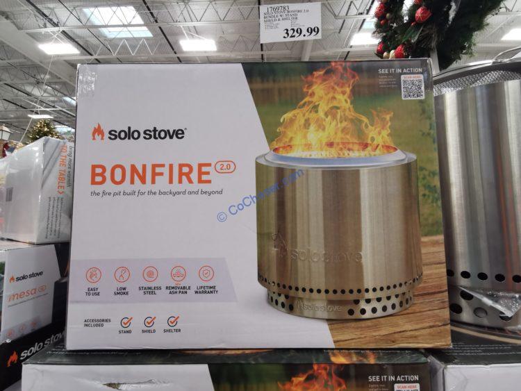 SOLO Stove Bonfire 2.0 Bundle with Stand Shield & Shelter