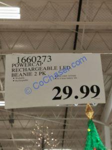 Costco-1660273-Powercap-Rechargeable-LED-Beanie-tag