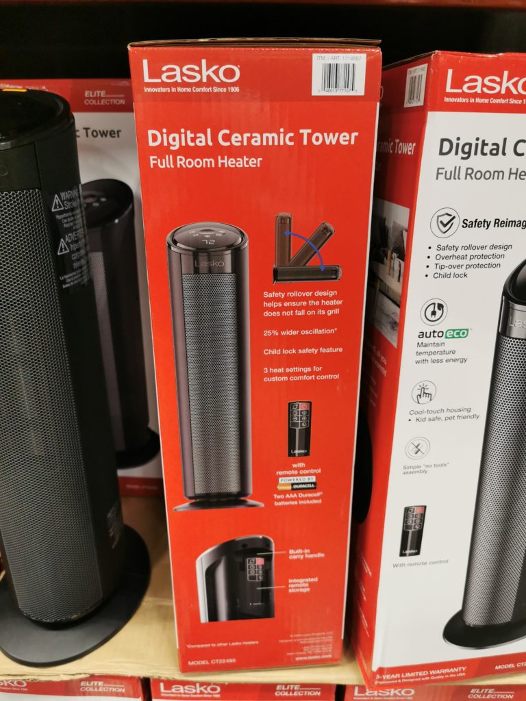 Costco1714662LaskoCeramicTowerHeater7 CostcoChaser