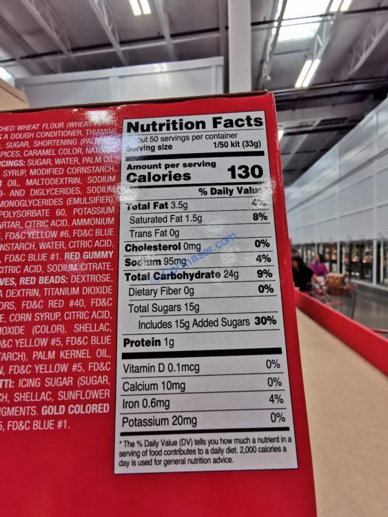 Costco1736798CreateaTreatGingerbreadChateauPreBuiltCookieKit