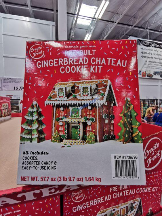 Costco1736798CreateaTreatGingerbreadChateauPreBuiltCookieKit1