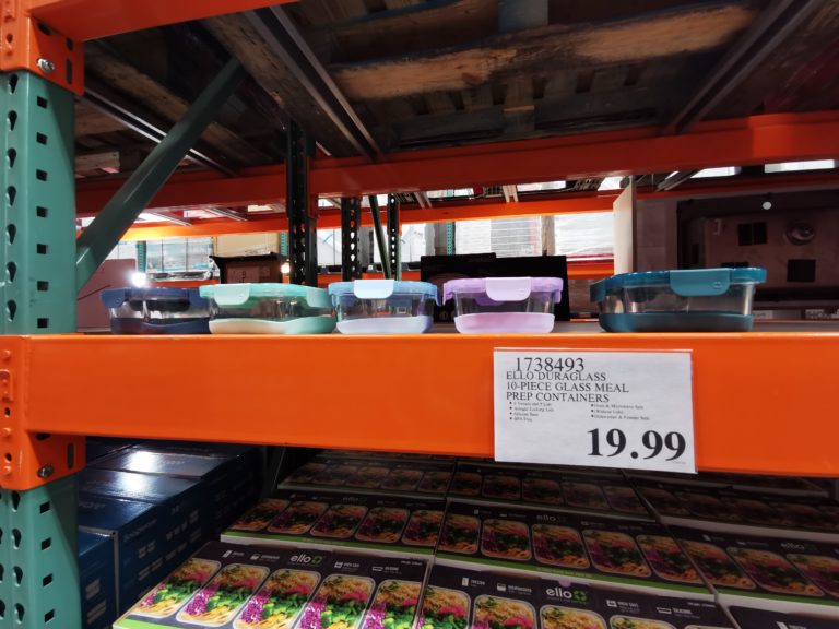 Costco1738493Ello10PieceMealPrepGlassFoodStorageContainers