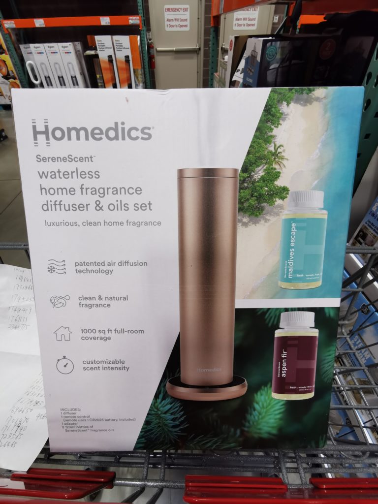 Homedics SereneScent Aroma Diffuser CostcoChaser
