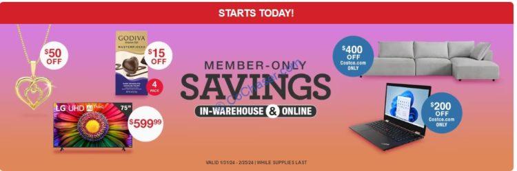 Costco Coupon Book: January 31 to February 25, 2024