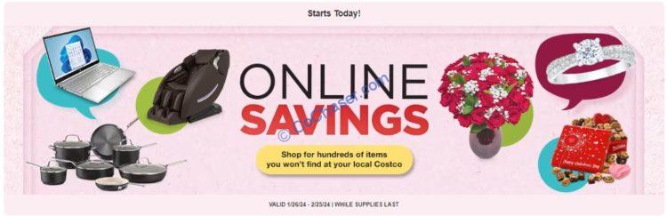 Online Savings: 1/26/2024 - 2/25/2024