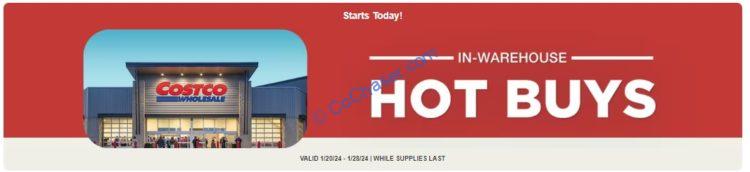 Costco In-Warehouse Hot Buys Sales, January 2024