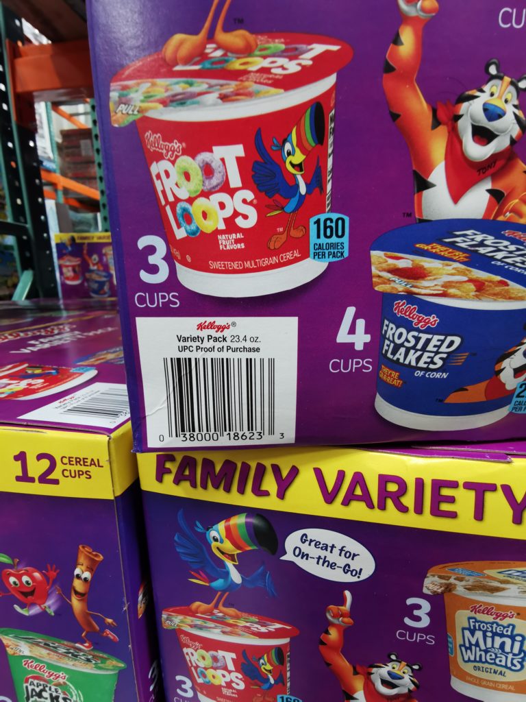 Costco1321580KelloggsCerealCupsbar CostcoChaser