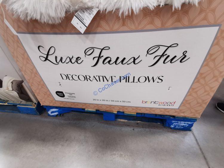 Costco1745255FAUXFURDecorativePillowBrentwoodOriginals