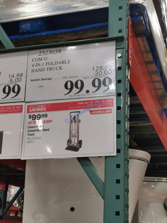 Cosco 4in1 Foldable Hand Truck CostcoChaser