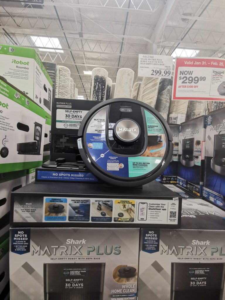 Shark Matrix Plus Robot Vacuum with SelfEmpty HEPA Base, Model UR2360S