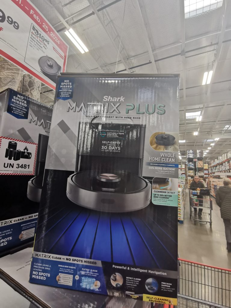 Costco6412360SharkMatrixPlusRobotVacuumwithSelfEmptyHEPA