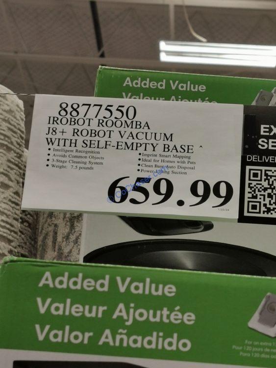 Costco-8877550-iRobot-Roomba-j8+(8550)-Robot-Vacuum-tag1