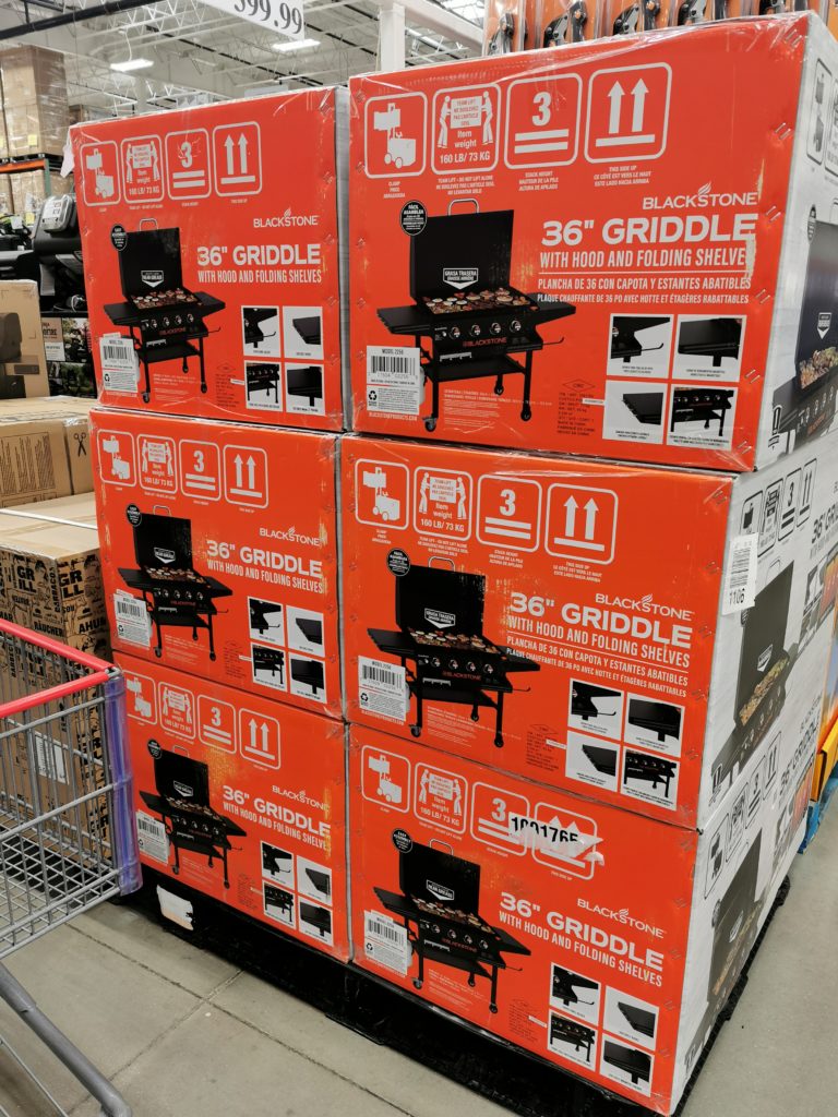 Costco1091765Blackstone36inGasGriddlewithHoodFrontShelfall