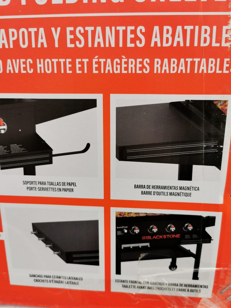 Costco1091765Blackstone36inGasGriddlewithHoodFrontShelf1