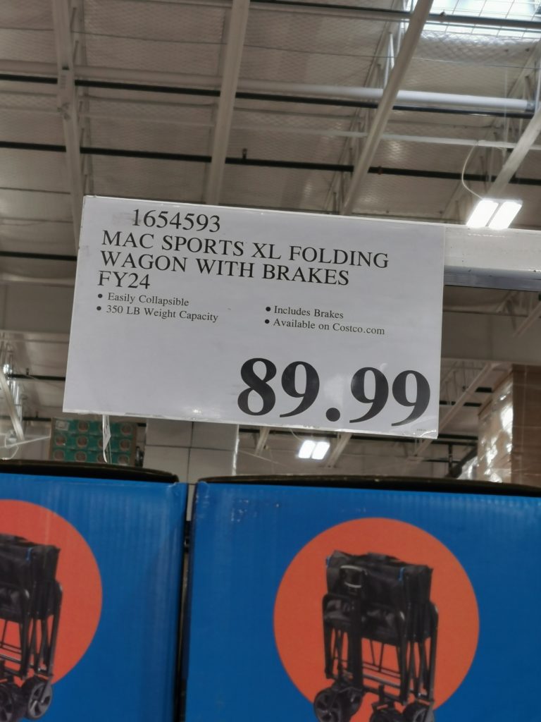 Costco1654593MacSportsXLFoldingWagonwithBrakestag CostcoChaser