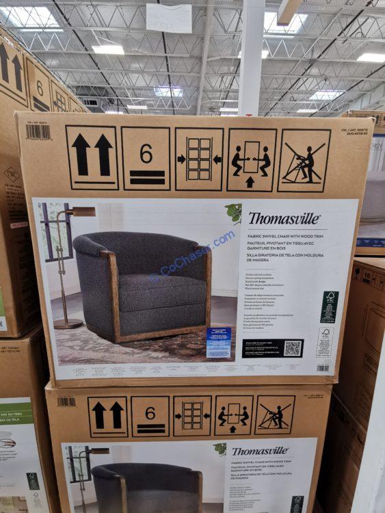 Thomasville ASH Fabric Swivel Chair CostcoChaser