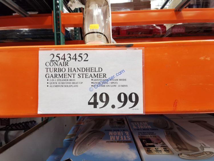 Costco2543452ConairTurboHandheldGarmentSteamertag CostcoChaser